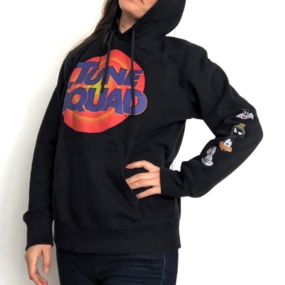 Vintage Space Jam Tune  Squad Hoodie M